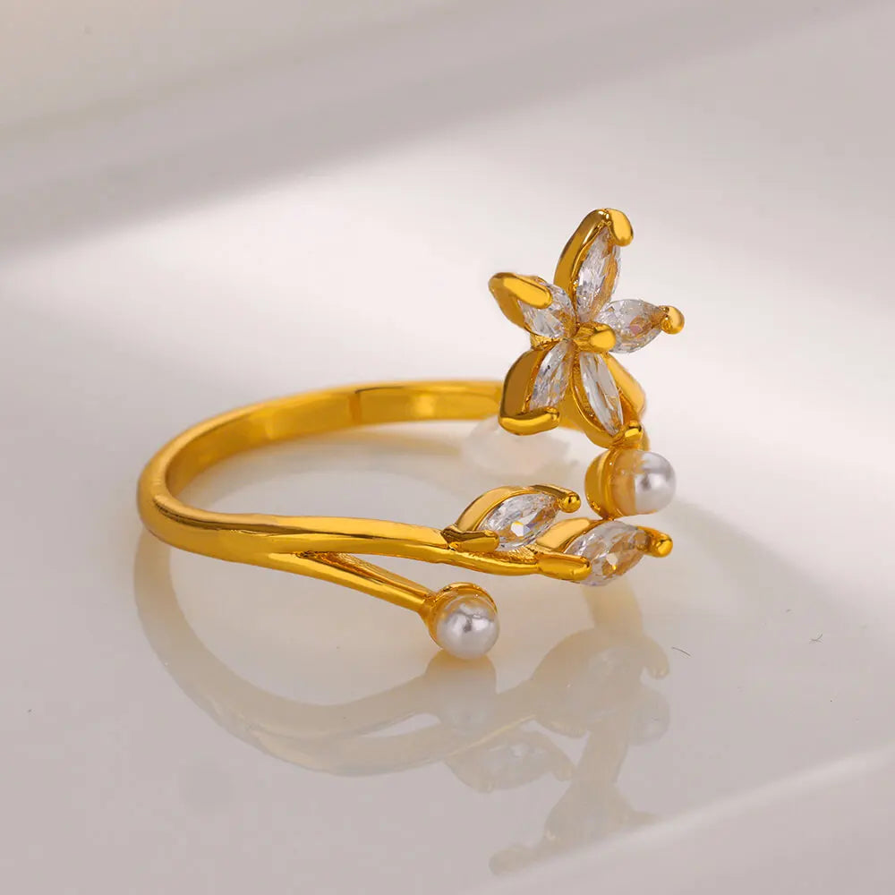 Vintage Ancient Greek Arethusa Goddess Coin Ring - gold plated
