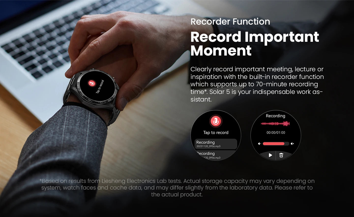 HAYLOU Solar 5 Voice Calling Smartwatch