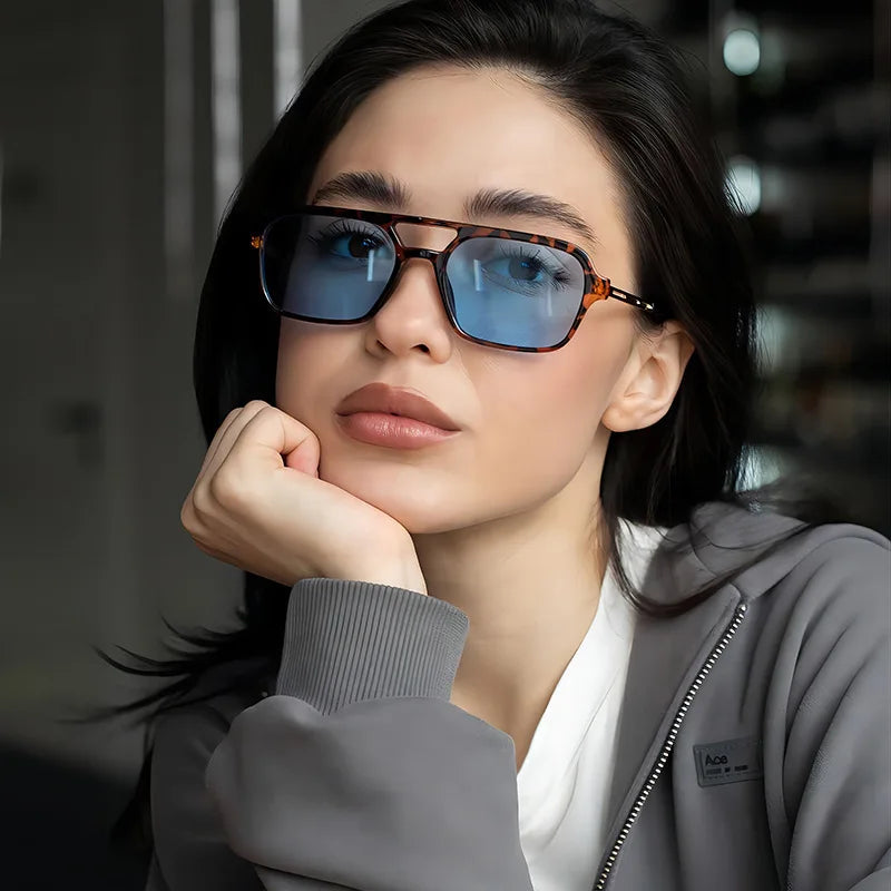 Small Frame Square Sunglasses