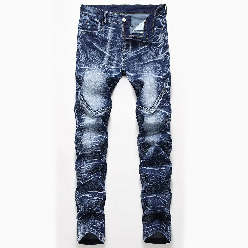 Fashion Print  Elasticity Slim Skinny Jeans
