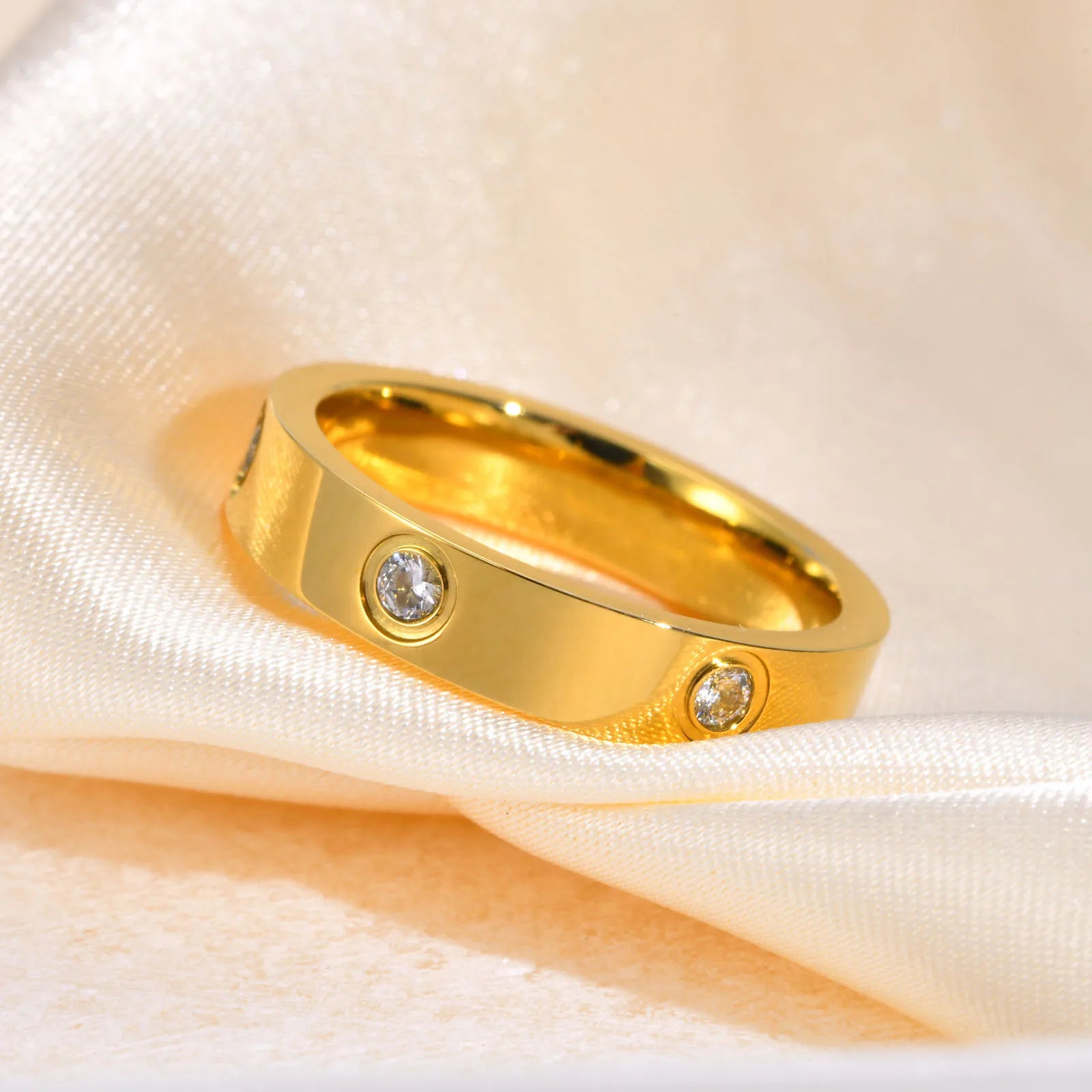 18k Gold Plated / Stainless Steel Wedding rings
