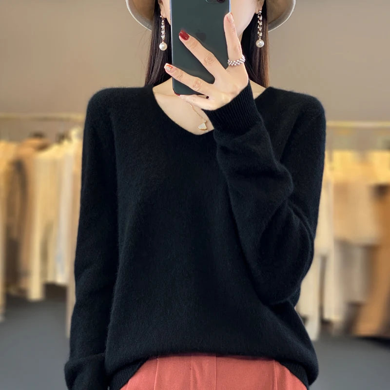 100% pure wool cashmere sweater
