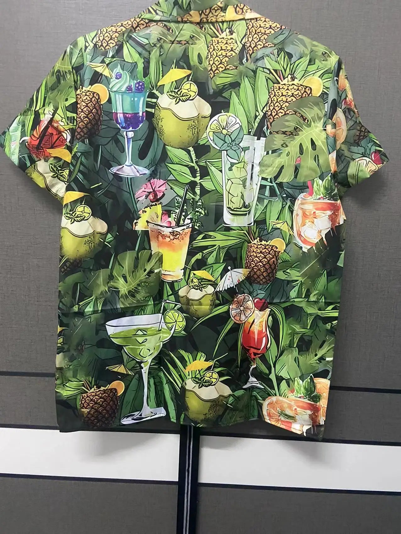 3d Print Parrot Short Sleeve Cuban Shirt