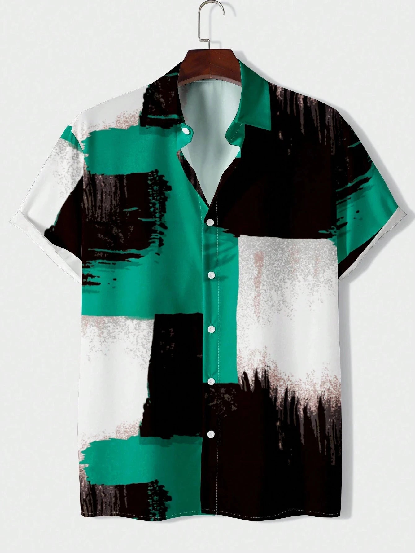 Irregular Pattern Printed Shirts