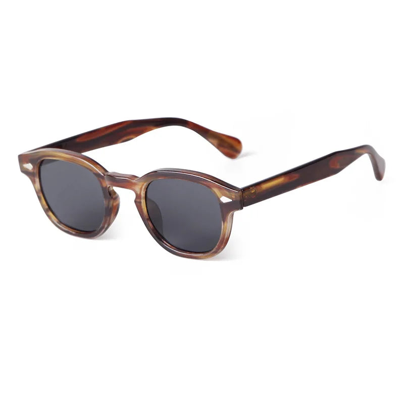 Vintage Fashion Shell Round Sunglasses