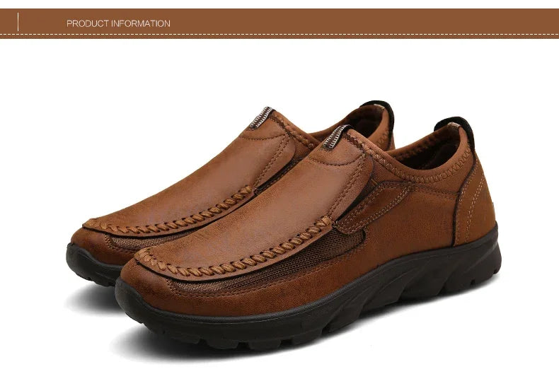 Handmade Retro Leisure Loafers Shoes