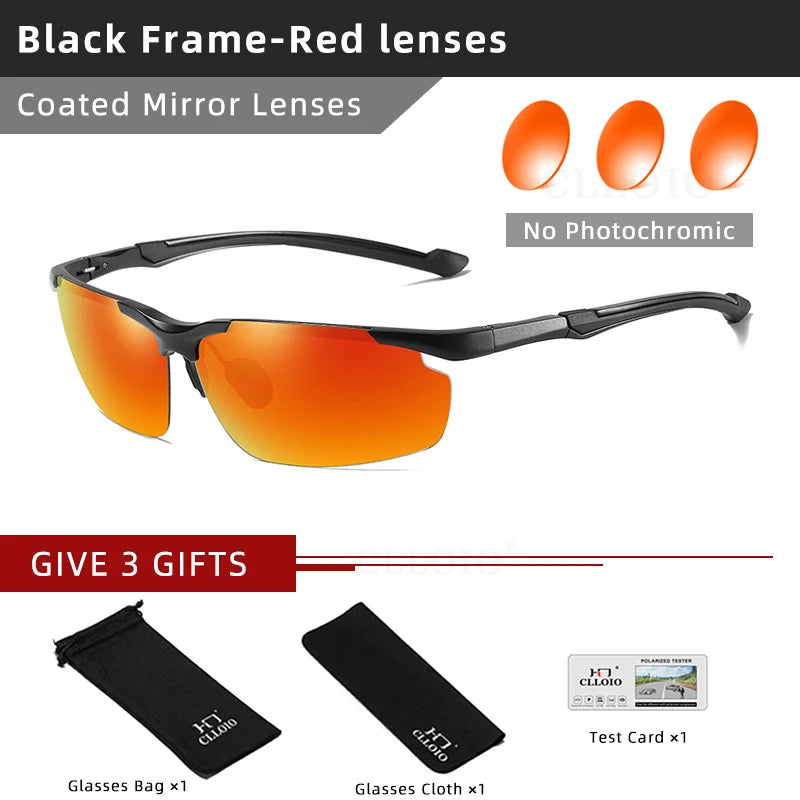 CLLOIO Aluminum Polarized Sunglasses