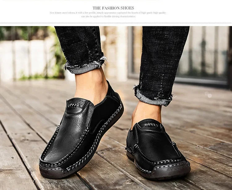 Loafers Breathable Slip on Italian  Shoes