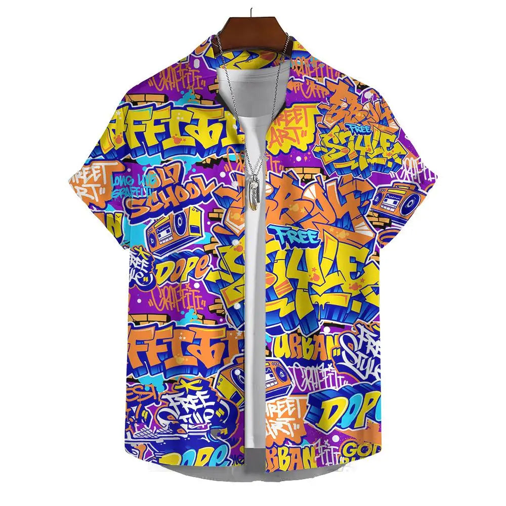Hawaiian Shirt Short-Sleeved Shirt