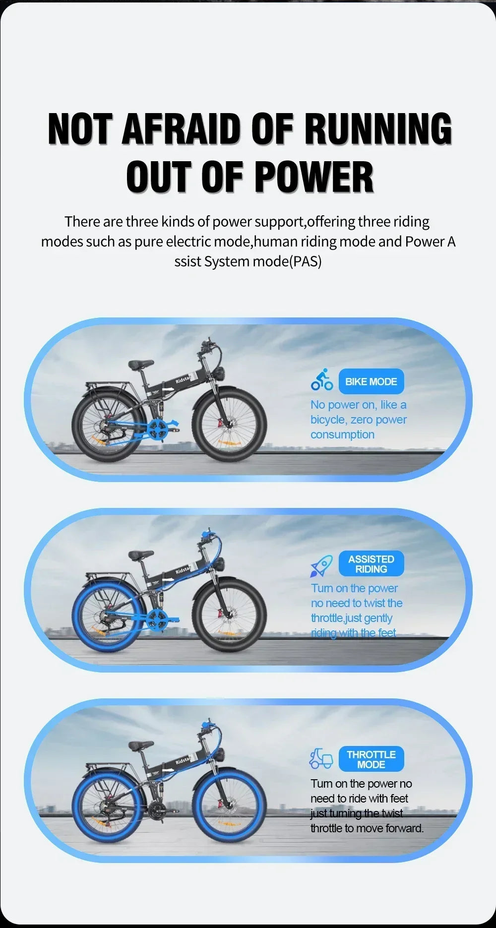 Ridstar H26pro E-bike