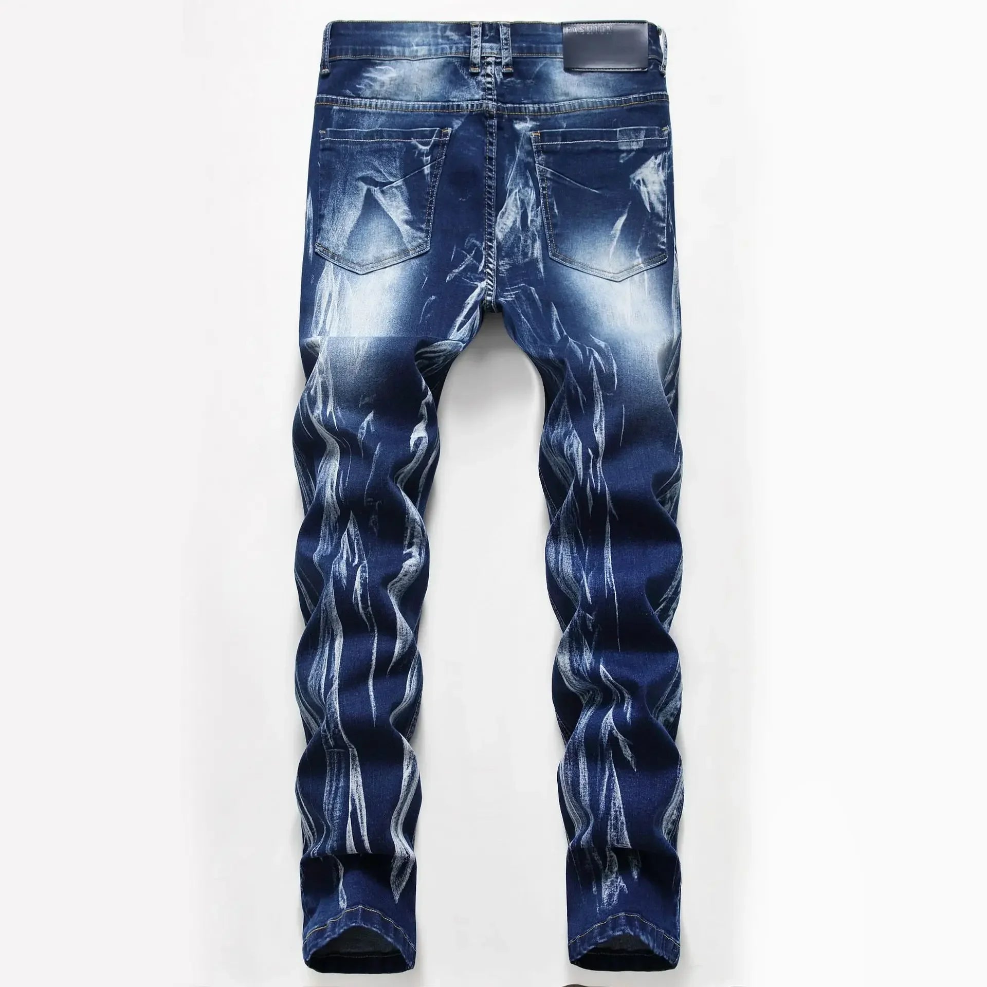 Fashion Print  Elasticity Slim Skinny Jeans