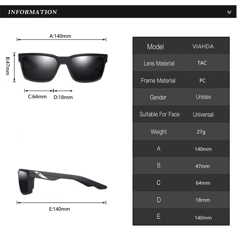 VIAHDA Polarized Sunglasses