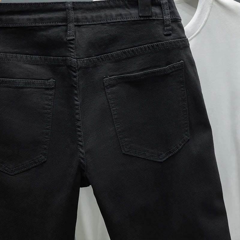 Straight Denim Shorts