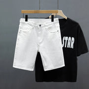 Straight Denim Shorts