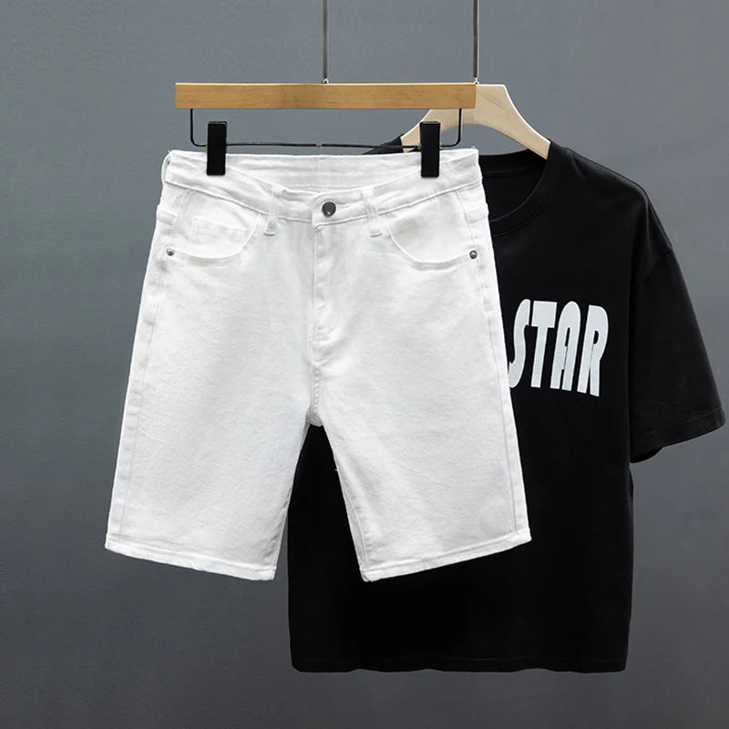 Straight Denim Shorts