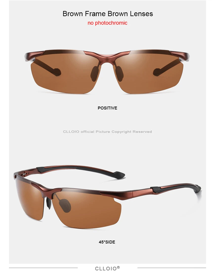 CLLOIO Aluminum Polarized Sunglasses