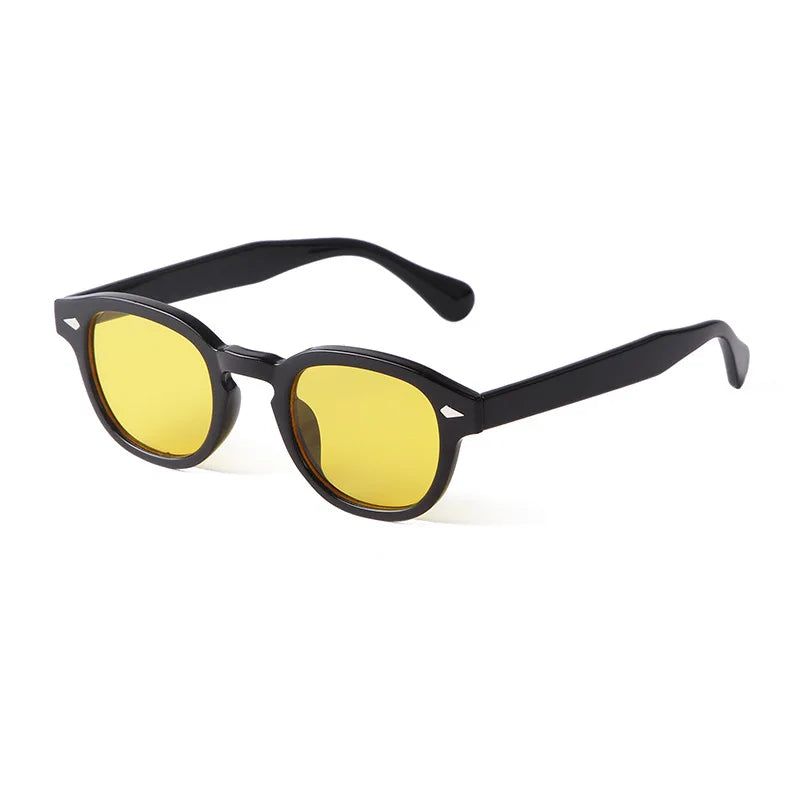 Vintage Fashion Shell Round Sunglasses