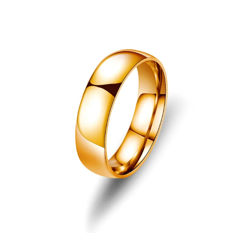 High Polished Wedding Ring