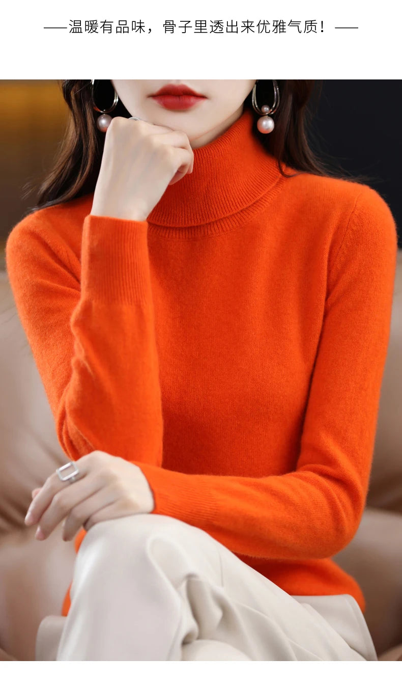 Merino Wool Cashmere Sweater / Jumper
