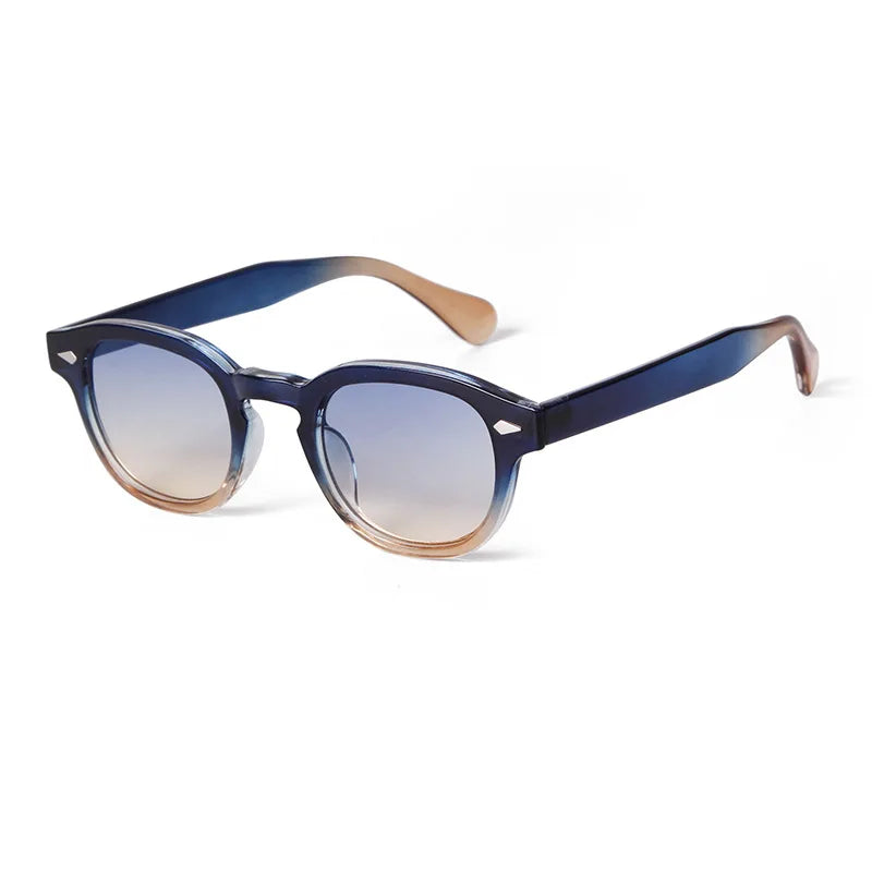 Vintage Fashion Shell Round Sunglasses