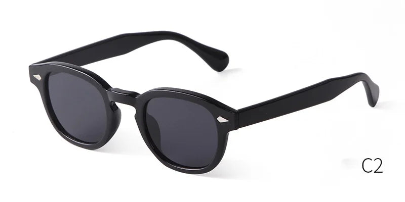 Vintage Fashion Shell Round Sunglasses