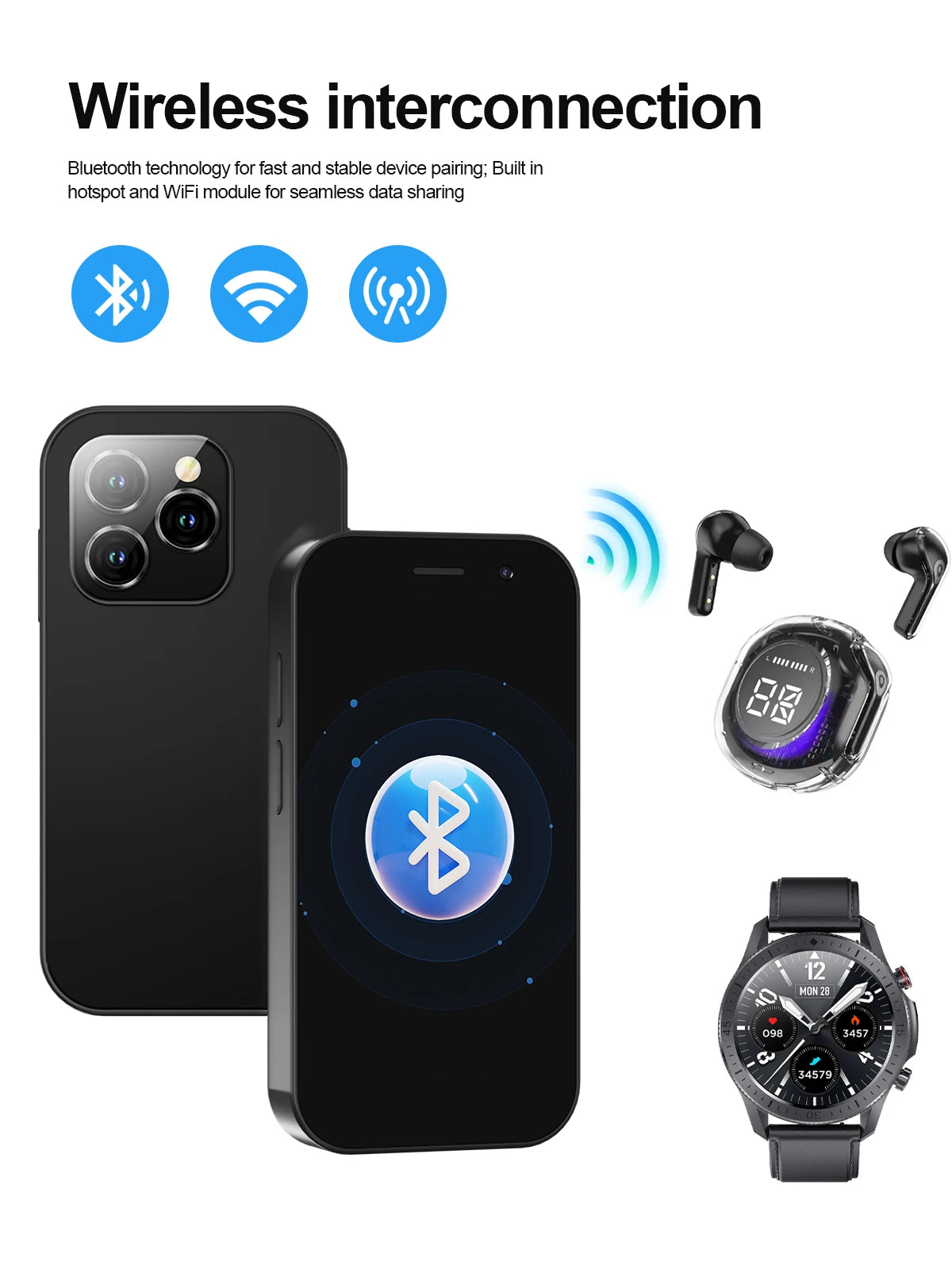 SERVO KING8000 4G Cellular Network Mini Smartphone