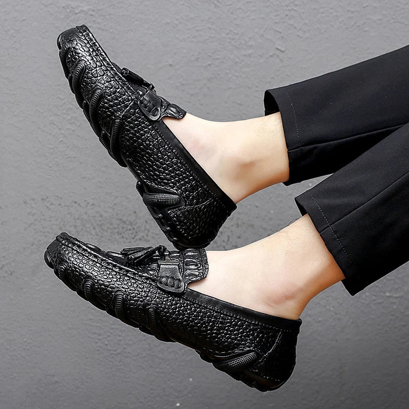 Leather Crocodile Shoes