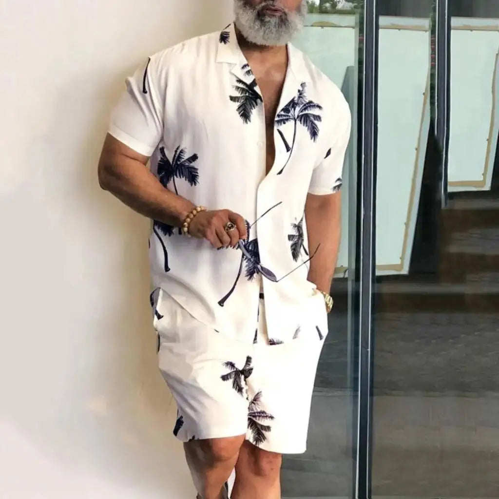 3d Print Coconut Tree shirt & shorts