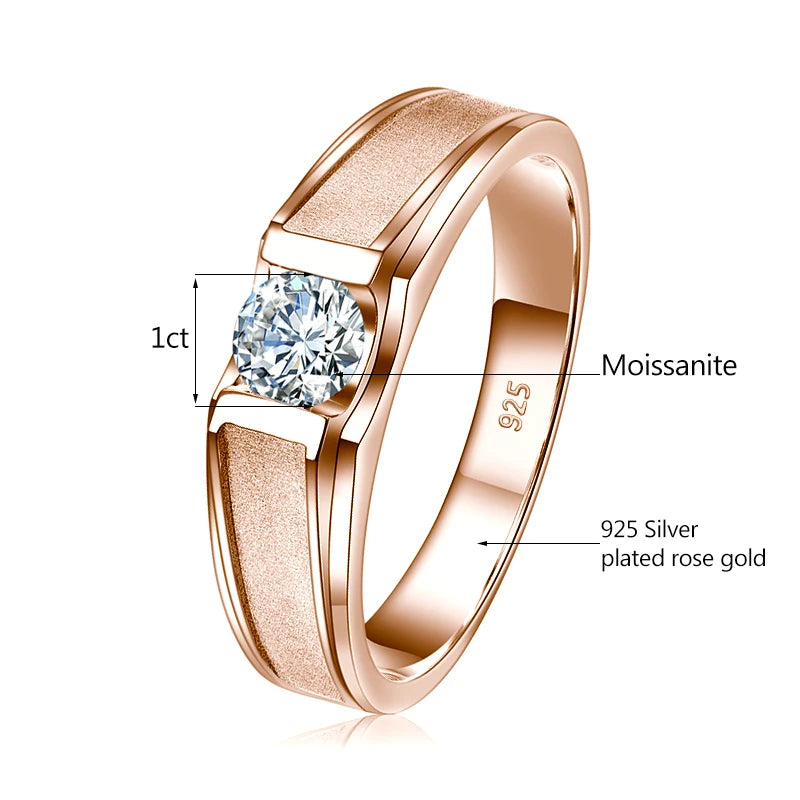 2, 1, 0.5 Carat Moissanite Rings