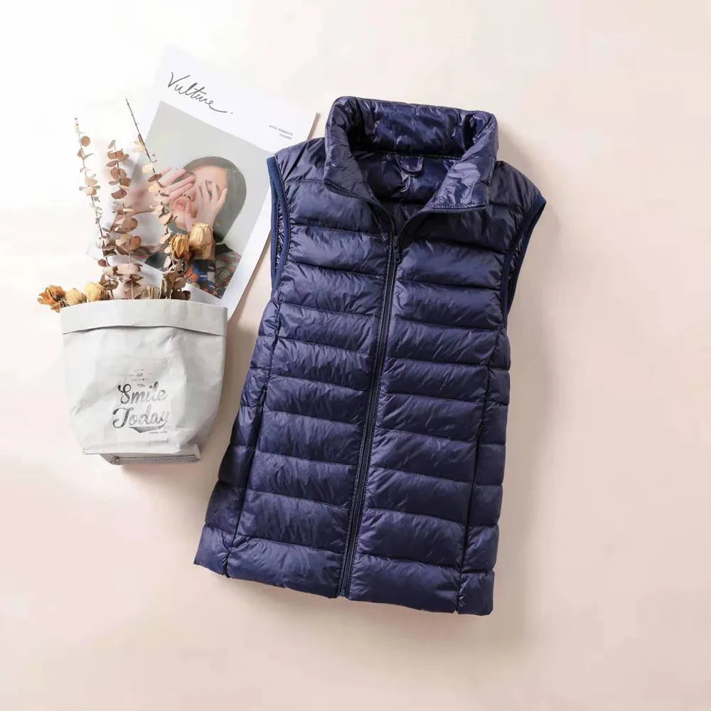 Ultra Light Down Vests Slim Sleeveless Jacket