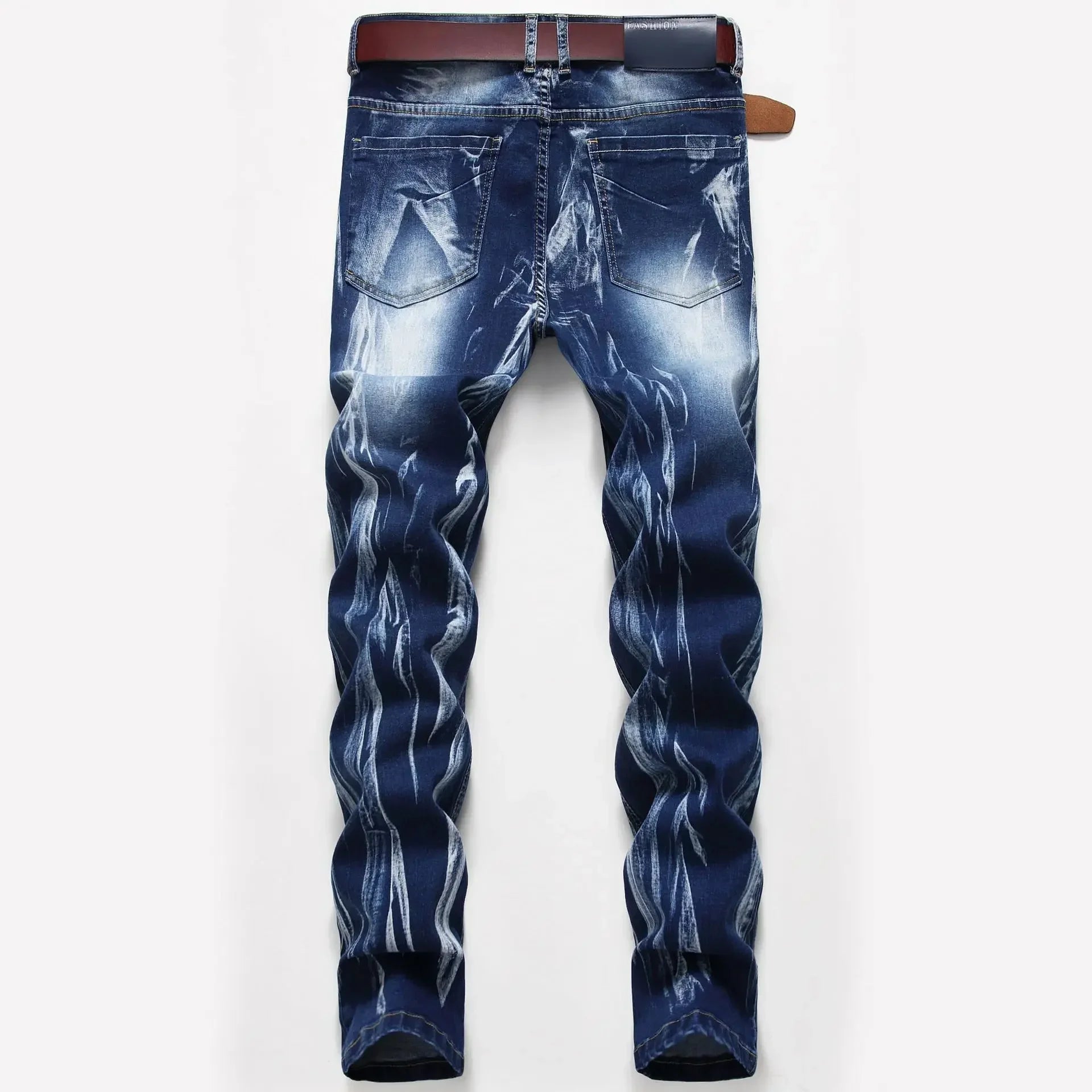 Fashion Print  Elasticity Slim Skinny Jeans