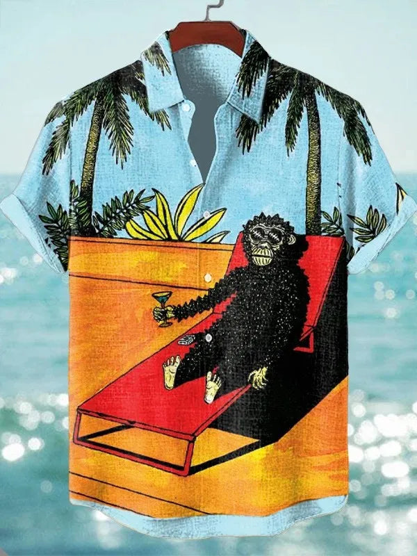 Lapel Art Graphics Hawaiian Shirts