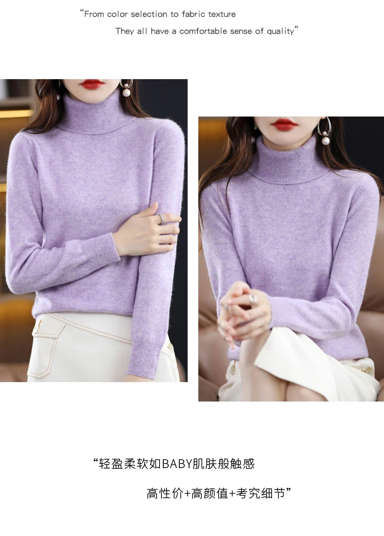 Merino Wool Cashmere Sweater / Jumper
