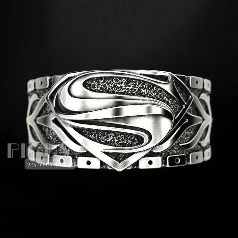 Vintage Superman S Logo Ring