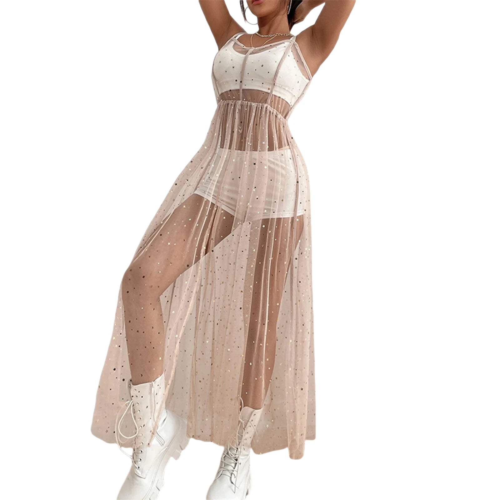 Cover Up Dress Mesh