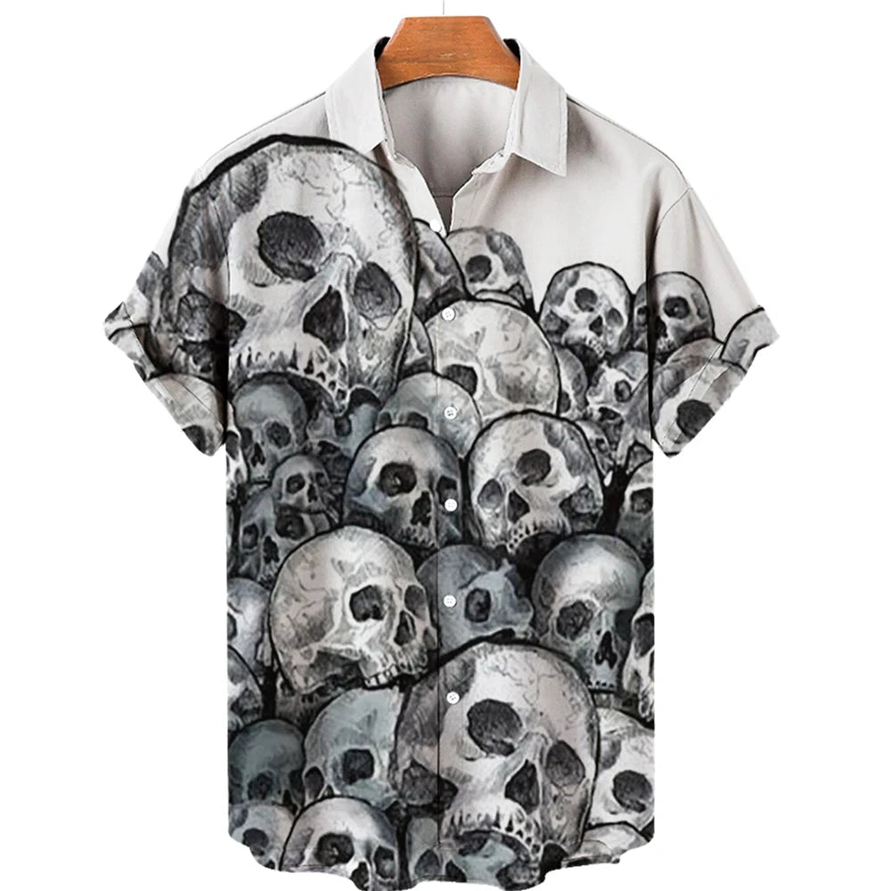 Skull 3D Printed Shirt Various Designs