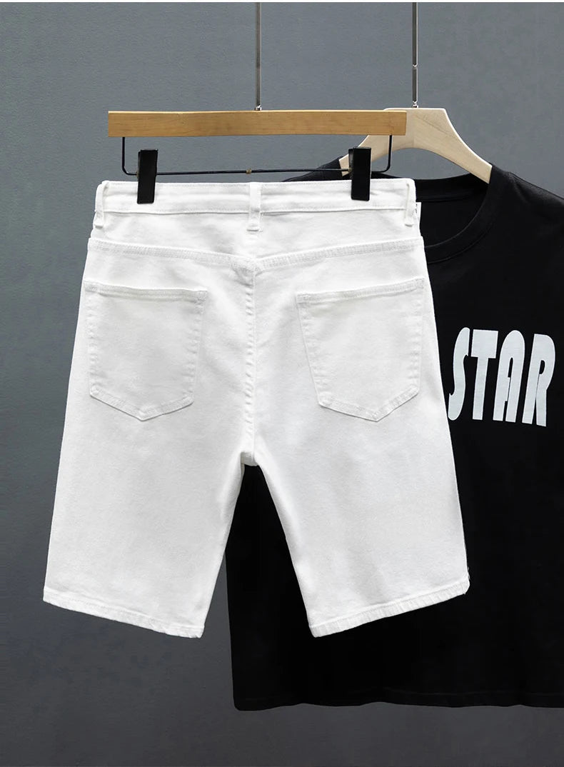 Straight Denim Shorts