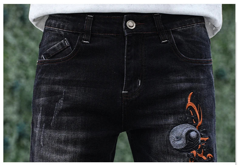 Stretch Denim Shorts