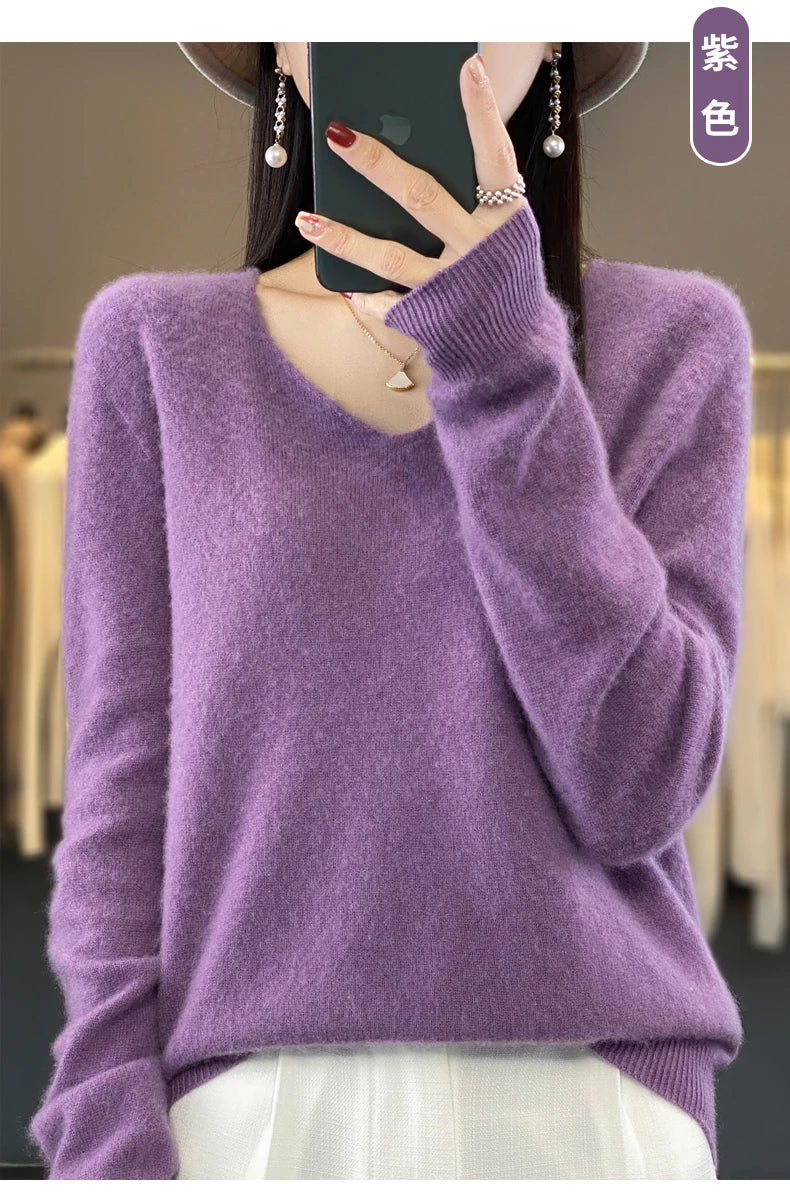 100% pure wool cashmere sweater