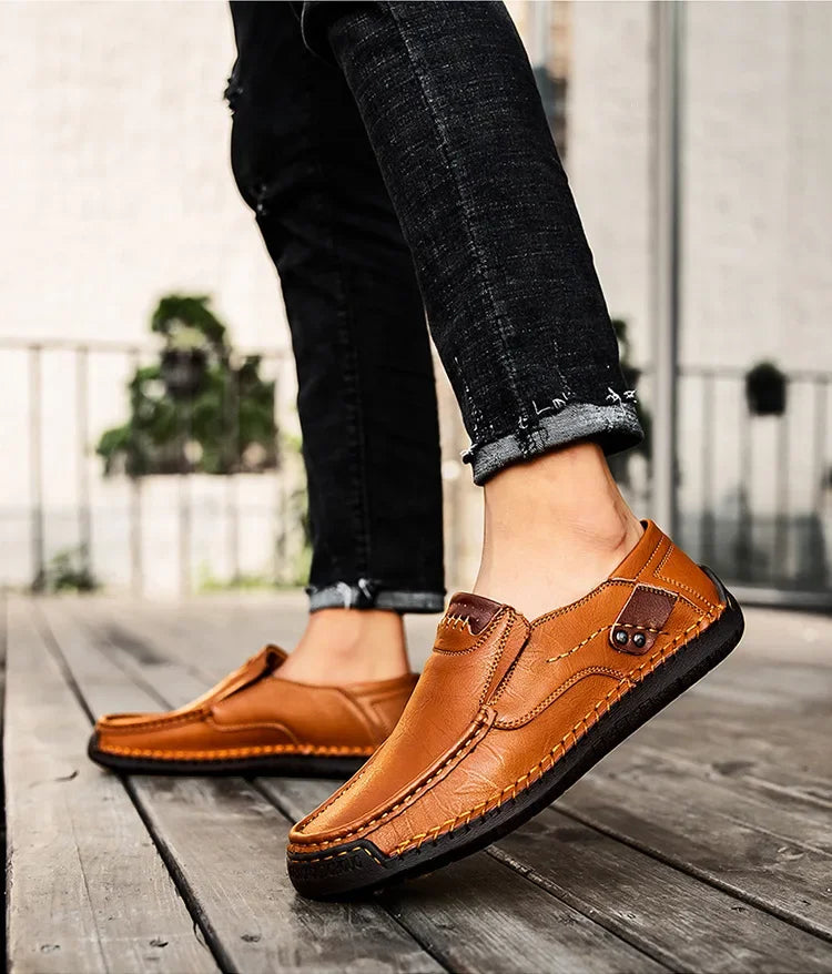 Loafers Breathable Slip on Italian  Shoes