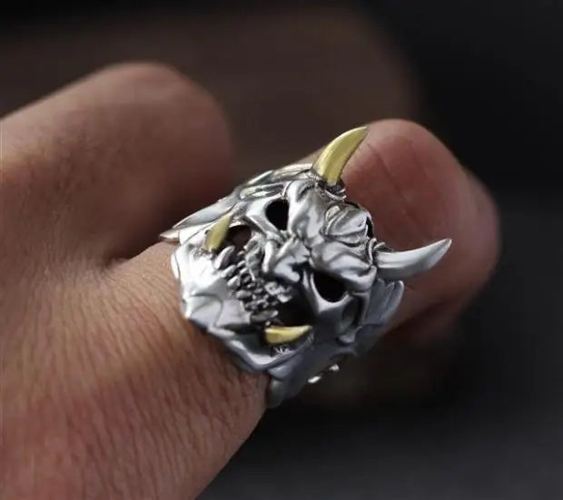 Retro Prajna Mask Ring