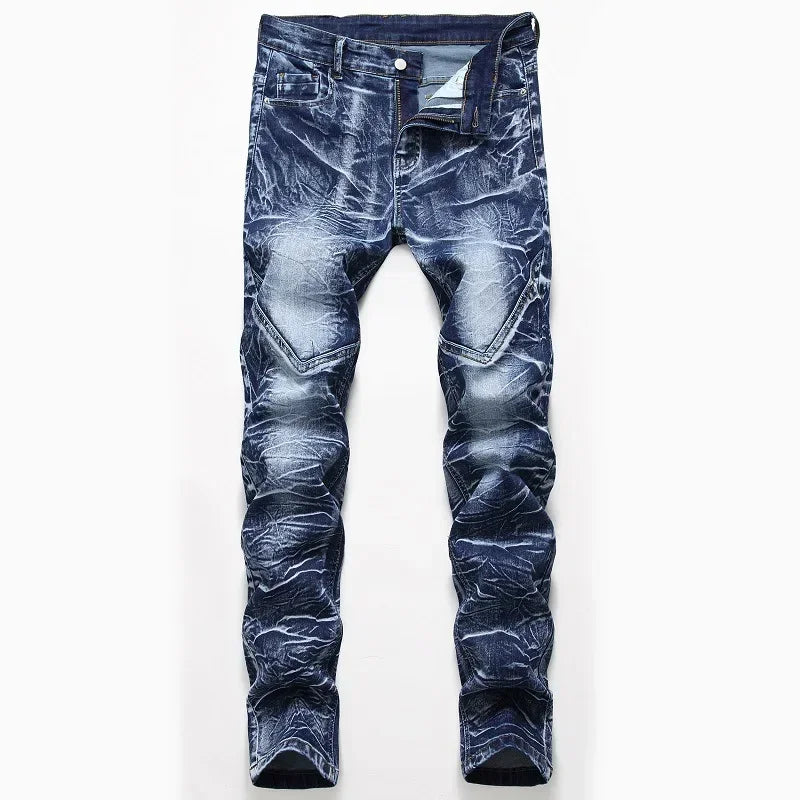 Fashion Print  Elasticity Slim Skinny Jeans