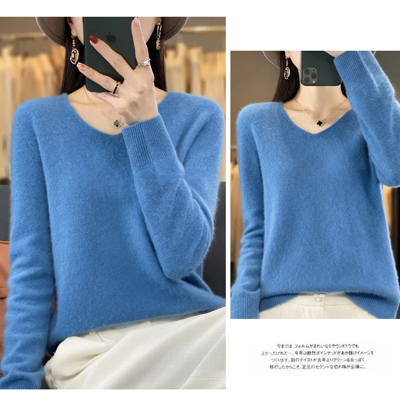 100% pure wool cashmere sweater
