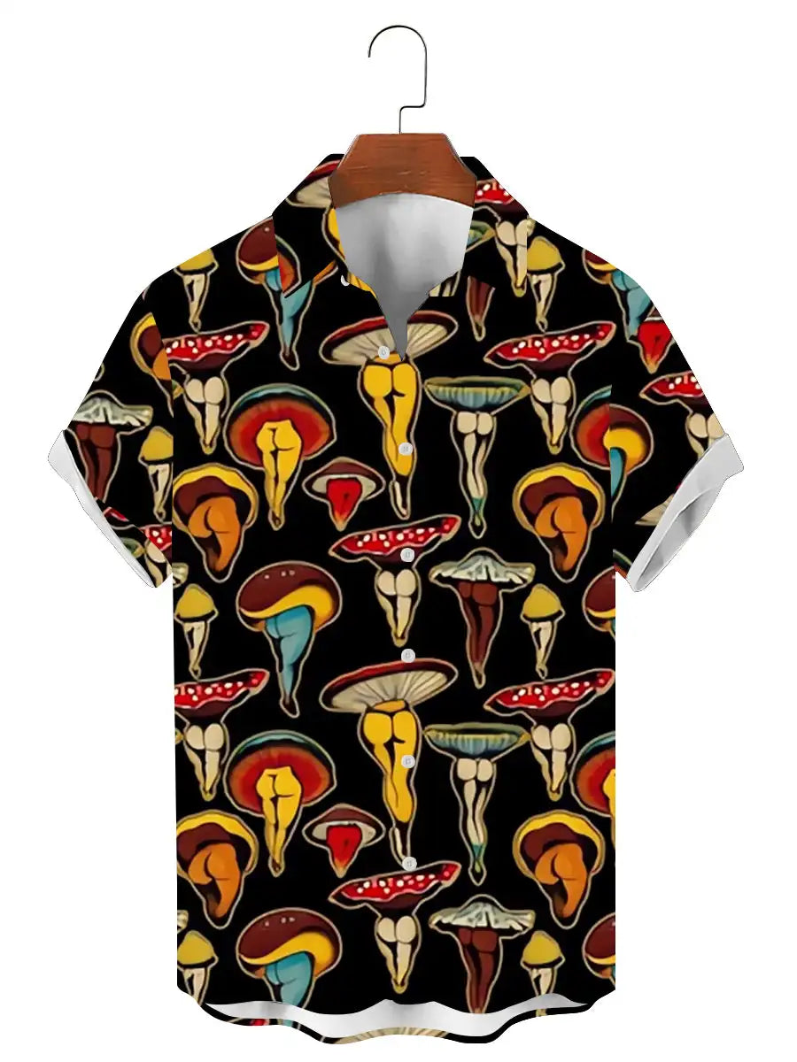Hawaiian 3D Print Art Graphics Shirts