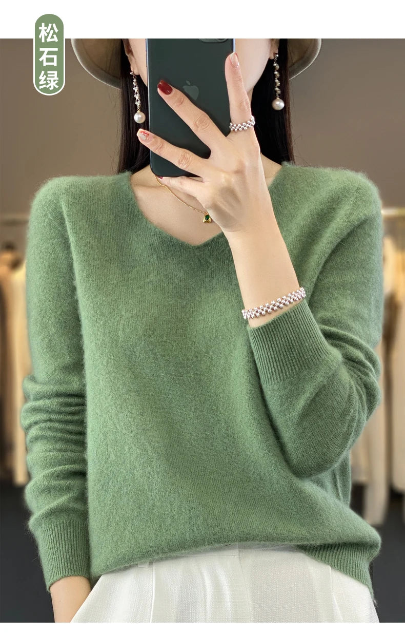 100% pure wool cashmere sweater