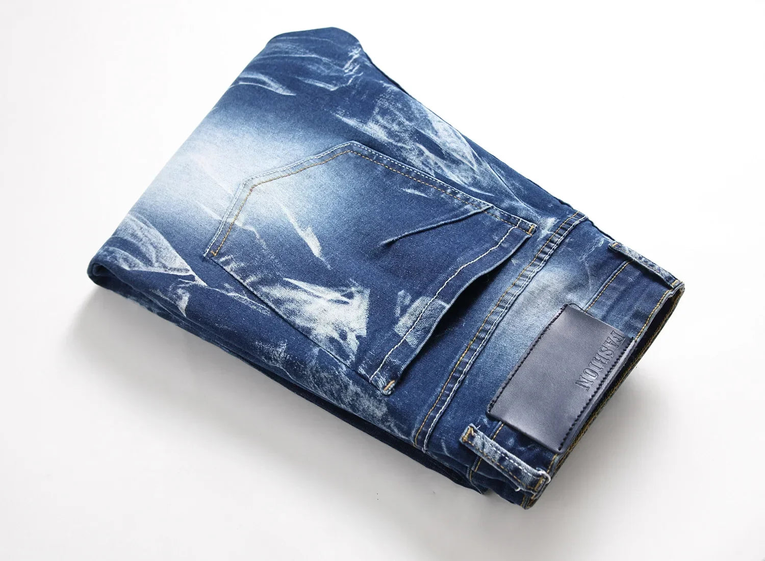 Fashion Print  Elasticity Slim Skinny Jeans