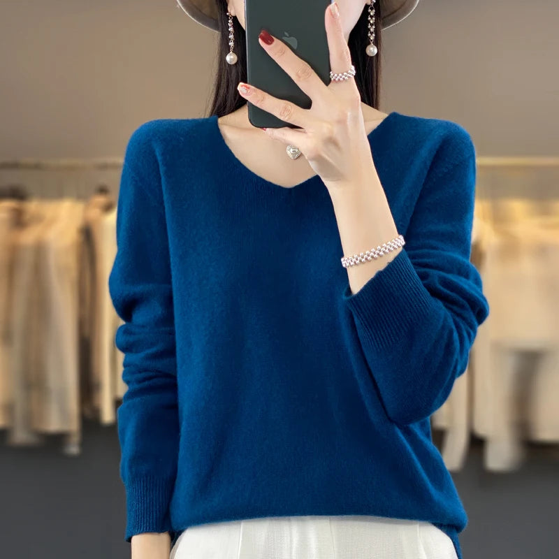 100% pure wool cashmere sweater