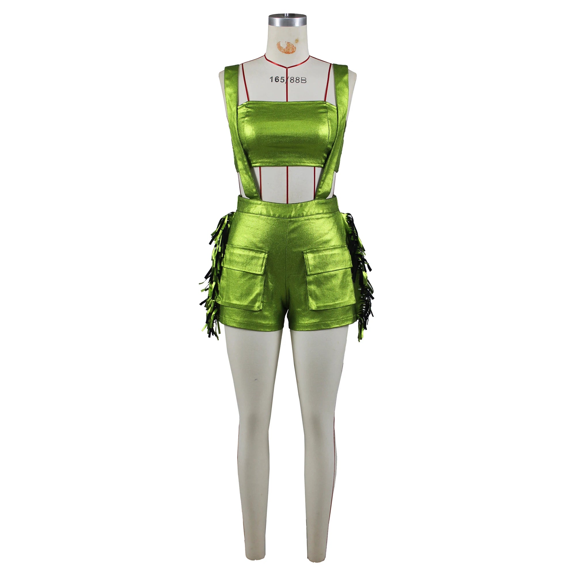 JRRY Casual Women Pants Pockets Buttons Zippers Shorts