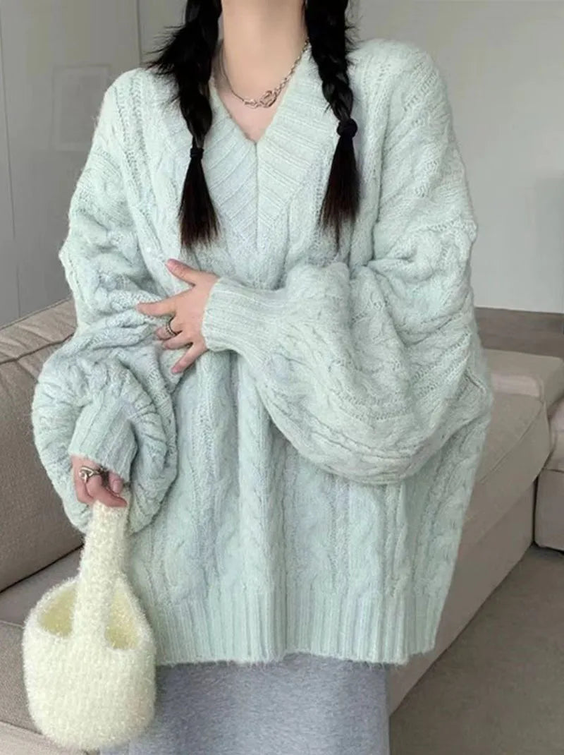 Sweater Harajuku  Knitted Pullovers