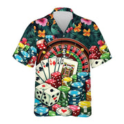 Gambling Las Vegas 3d Print  Hawaiian shirt